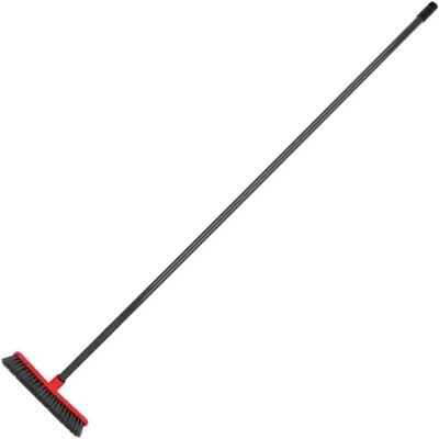 KOTARBAU ® Bodenschrubber, Reinigungsbürste, Besen 26,5 cm Besen mit PVC-Borsten, Schrubber mit Stiel, Scheuerbürste zum Reinigen von Böden, mit Stiel aus Metall, Kunststoff KOTARBAU ® Bodenschrubber, Reinigungsbürste, Besen 26,5 cm Besen mit PVC-Borsten, Schrubber mit Stiel, Scheuerbürste zum Reinigen von Böden, mit Stiel aus Metall, Kunststoff