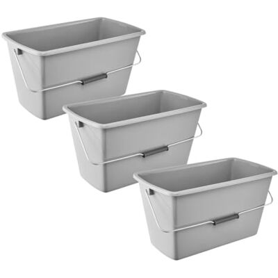 keeeper Bent 3X Putzeimer mit ergonomischem Griff, Griffmulde und Ausguss, 13 l, Nordic Grey keeeper Bent 3X Putzeimer mit ergonomischem Griff, Griffmulde und Ausguss, 13 l, Nordic Grey