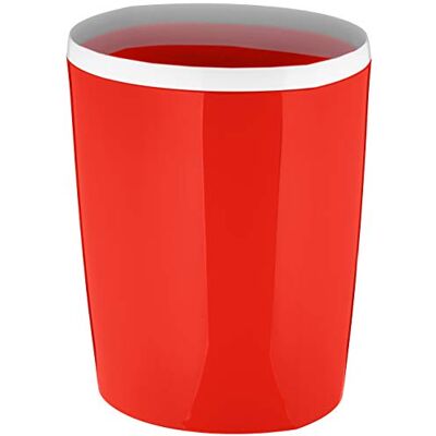 Spirella Lemon 1210174 Papierkorb, 5 l, rot, Standard Spirella Lemon 1210174 Papierkorb, 5 l, rot, Standard