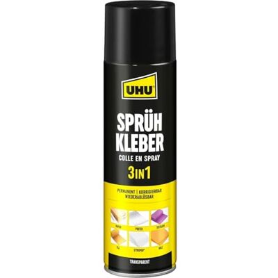 UHU Sprühkleber 3in1, Sprühdose 500ml UHU Sprühkleber 3in1, Sprühdose 500ml