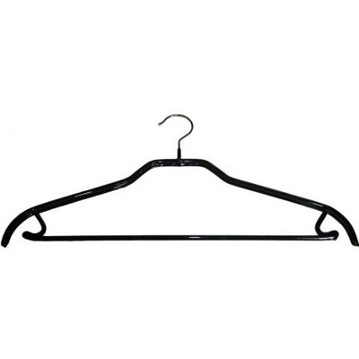 MAWA 10 Stück (5x 2er Pack) Universal Formbügel in bewährter Form aus profiliertem Stahlband in schwarz ( Silhouette 41/FRS) MAWA 10 Stück (5x 2er Pack) Universal Formbügel in bewährter Form aus profiliertem Stahlband in schwarz ( Silhouette 41/FRS)