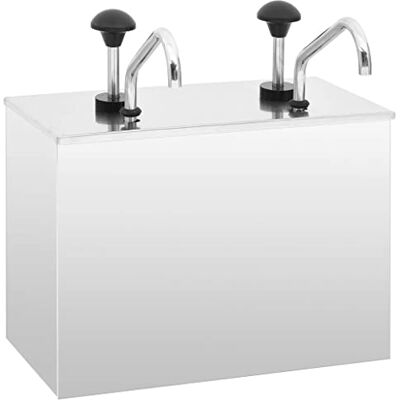 vidaXL Saucenspender Gastro Gastronomie Pumpspender Senfspender Dosierspender Soßenspender Ketchupspender Mayo Spender Edelstahl 2x3,5L vidaXL Saucenspender Gastro Gastronomie Pumpspender Senfspender Dosierspender Soßenspender Ketchupspender Mayo Spender Edelstahl 2x3,5L