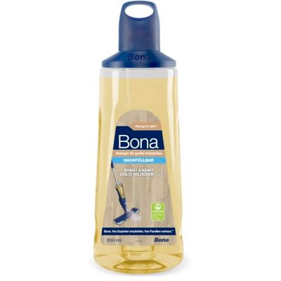 Bona Parkettreiniger geöltes Parkett 850ml, Holzbodenseife für geölte Böden Holzboden Reiniger, Bodenreiniger Holzseife, Parkett Pflege Holzboden, Parkettpflege für geölte Böden, Spray Mop Kartusche Bona Parkettreiniger geöltes Parkett 850ml, Holzbodenseife für geölte Böden Holzboden Reiniger, Bodenreiniger Holzseife, Parkett Pflege Holzboden, Parkettpflege für geölte Böden, Spray Mop Kartusche