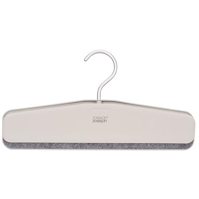 Joseph Joseph Orderly Easy-Grip Hosenbügel, 2er-Set, Ein-Klemm-Design für Hosen/Röcke, Weiche Filz-Griff, Robuster Haken, Recyclingplastik, Grau Hose & Rock Joseph Joseph Orderly Easy-Grip Hosenbügel, 2er-Set, Ein-Klemm-Design für Hosen/Röcke, Weiche Filz-Griff, Robuster Haken, Recyclingplastik, Grau Hose & Rock