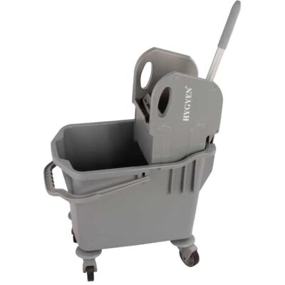 Axis Reinigungswagen 25 L mit Profi-Presse & Rollen Kunststoff-Fahreimer in Grau, 50 x 31 x 32 cm (ohne Räder), 1-Kammer, arretierbarer Henkel Axis Reinigungswagen 25 L mit Profi-Presse & Rollen Kunststoff-Fahreimer in Grau, 50 x 31 x 32 cm (ohne Räder), 1-Kammer, arretierbarer Henkel