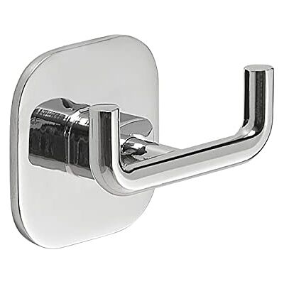 Gedy G-Teide Wandgarderobe, Maße: 5,3 x 6,5 x 4,1 cm, Kleiderhaken aus Edelstahl und Chrom, verchromt, mit doppelseitigem Klebeband 3 m, Design R & S, Chrom Gedy G-Teide Wandgarderobe, Maße: 5,3 x 6,5 x 4,1 cm, Kleiderhaken aus Edelstahl und Chrom, verchromt, mit doppelseitigem Klebeband 3 m, Design R & S, Chrom