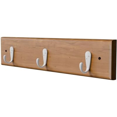 Amig Wandgarderobe Mehrfach 320 x 70 x 53 mm Aufhänger in Akazie/Weiß Hergestellt aus HOLZ + ZAMAK. Mod. CM36 Amig Wandgarderobe Mehrfach 320 x 70 x 53 mm Aufhänger in Akazie/Weiß Hergestellt aus HOLZ + ZAMAK. Mod. CM36