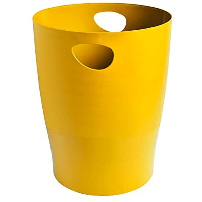 Exacompta Ref. 45308D Set mit 8 Papierkörben ECOBIN BeeBlue mit Griffen Volumen 15 Liter Maße 26,3 x 26,3 x 33,5 cm für Büro oder Zuhause Farbe Safran Exacompta Ref. 45308D Set mit 8 Papierkörben ECOBIN BeeBlue mit Griffen Volumen 15 Liter Maße 26,3 x 26,3 x 33,5 cm für Büro oder Zuhause Farbe Safran