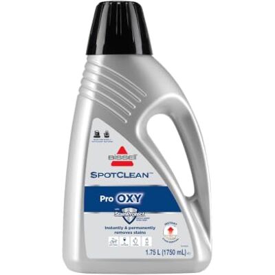 Bissell SpotClean Pro Oxy Reinigungslösung, 3-in-1-Teppichreinigungslösung für tragbare Tiefenreiniger, entfernt Flecken, eliminiert Gerüche, StainProtect Technologie, 1,75 l, 20387 Bissell SpotClean Pro Oxy Reinigungslösung, 3-in-1-Teppichreinigungslösung für tragbare Tiefenreiniger, entfernt Flecken, eliminiert Gerüche, StainProtect Technologie, 1,75 l, 20387