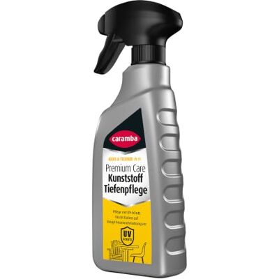 Caramba Premium Care Kunststoff Tiefenpflege, Reinigung, Farbauffrischung und Schutz in Auto und Haushalt, für innen und außen, Antistatisch, 500 ml Caramba Premium Care Kunststoff Tiefenpflege, Reinigung, Farbauffrischung und Schutz in Auto und Haushalt, für innen und außen, Antistatisch, 500 ml
