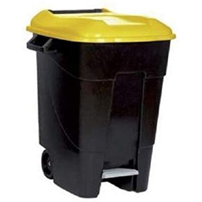 Tayg Eco 100L Behälter - Schwarz - Fußpedal Tayg Eco 100L Behälter - Schwarz - Fußpedal