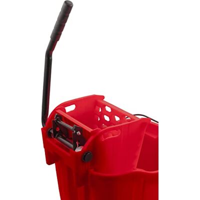 SPARTA CFS OmniFit Kunststoff-Mopp-Eimer mit seitlichem Auswringer, 35 Quarts, Rot SPARTA CFS OmniFit Kunststoff-Mopp-Eimer mit seitlichem Auswringer, 35 Quarts, Rot