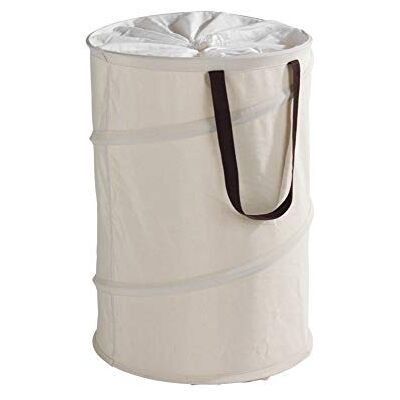WENKO 62050100 Pop-Up Wäschesammler Jumper, Wäschekorb, Fassungsvermögen 75 L, Kunststoff Polyester, 40 x 60 x 40 cm, beige WENKO 62050100 Pop-Up Wäschesammler Jumper, Wäschekorb, Fassungsvermögen 75 L, Kunststoff Polyester, 40 x 60 x 40 cm, beige