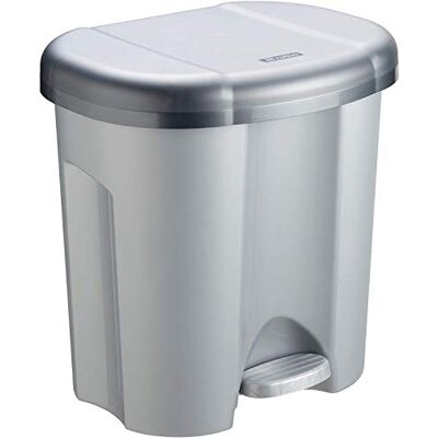 Rotho Duo Mülleimer Küche 2 x 10 L Mülleimer 2 Fächer mit Deckel Silber Mülleimer mit Deckel, Abfalleimer Küche, Doppelmülleimer für Mülltrennung, dicht schließend, kompakt und einfach zu reinigen Rotho Duo Mülleimer Küche 2 x 10 L Mülleimer 2 Fächer mit Deckel Silber Mülleimer mit Deckel, Abfalleimer Küche, Doppelmülleimer für Mülltrennung, dicht schließend, kompakt und einfach zu reinigen