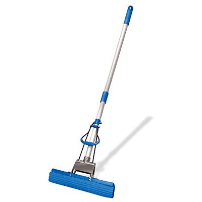 York PVA Schwammmopp Bodenwischer mit Auswringfunktion Saugstarker Wischmopp Ohne Eimer Teleskopstiel Schwamm Mop Parkett Reinigung Laminat Fliesen Holzboden Tierhaarentferner Profi Einhand Bedienung York PVA Schwammmopp Bodenwischer mit Auswringfunktion Saugstarker Wischmopp Ohne Eimer Teleskopstiel Schwamm Mop Parkett Reinigung Laminat Fliesen Holzboden Tierhaarentferner Profi Einhand Bedienung