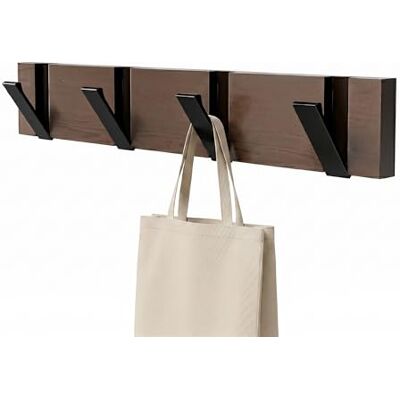 Amig Wandgarderobe Mehrfach 420 x 70 x 20 mm Holzfarbener Haken Hergestellt aus HOLZ + ZAMAK. Mod. CM39 Amig Wandgarderobe Mehrfach 420 x 70 x 20 mm Holzfarbener Haken Hergestellt aus HOLZ + ZAMAK. Mod. CM39