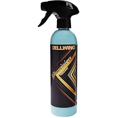 DELLWING NANO Auto Glasreiniger mit Lotuseffekt 500ml für Fenster-Scheiben, Spiegel, Möbel und vielem mehr – Multi-Flächen-Reiniger für streifenfreien Glanz DELLWING NANO Auto Glasreiniger mit Lotuseffekt 500ml für Fenster-Scheiben, Spiegel, Möbel und vielem mehr – Multi-Flächen-Reiniger für streifenfreien Glanz
