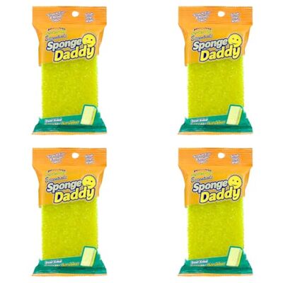 Scrub Daddy Sponge Daddy Essentials, Doppelseitige Schwamm, Spülschwämme zum Abwaschen, Kratzfreie Scheuerschwämme für Geschirr, Bad-Reinigungswerkzeug, Verschiedene Küchenschwämme im Mehrfachpack Scrub Daddy Sponge Daddy Essentials, Doppelseitige Schwamm, Spülschwämme zum Abwaschen, Kratzfreie Scheuerschwämme für Geschirr, Bad-Reinigungswerkzeug, Verschiedene Küchenschwämme im Mehrfachpack