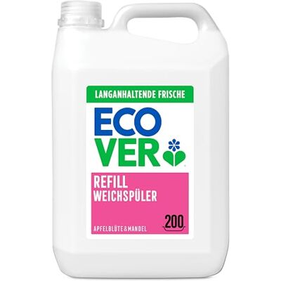 ECOVER Weichspüler Konzentrat, Apfelblüte & Mandel, 5L ECOVER Weichspüler Konzentrat, Apfelblüte & Mandel, 5L