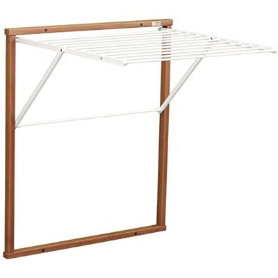 Arredamenti Italia Wandwäscheständer, 604 Kledy Wand, Holz Klappbar 6,5 mt Leine Farbe: Kirsche Holz Arredamenti Italia Wandwäscheständer, 604 Kledy Wand, Holz Klappbar 6,5 mt Leine Farbe: Kirsche Holz