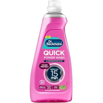 Dr. Beckmann Quick Power Wash Color Protect Erhält die Farbbrillanz 1.600 ml Dr. Beckmann Quick Power Wash Color Protect Erhält die Farbbrillanz 1.600 ml