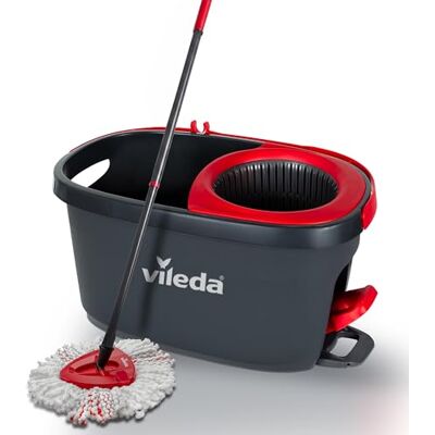 Vileda Turbo Wischmopp-Set mit Fußpedal und Schleudermechanismus Teleskopstiel 65–131 cm Mikrofaser-Moppkopf Tiefenreinigung mit weniger Aufwand Comfort-Pack Vileda Turbo Wischmopp-Set mit Fußpedal und Schleudermechanismus Teleskopstiel 65–131 cm Mikrofaser-Moppkopf Tiefenreinigung mit weniger Aufwand Comfort-Pack
