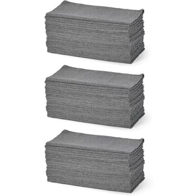 Amazon Mikrofaser-Reinigungstücher, 30.5cm x 30.5cm, Grau, 144er-Pack, für Autos, Lastwagen, Boote, Streifenfreies Trocknen und Polieren Amazon Mikrofaser-Reinigungstücher, 30.5cm x 30.5cm, Grau, 144er-Pack, für Autos, Lastwagen, Boote, Streifenfreies Trocknen und Polieren