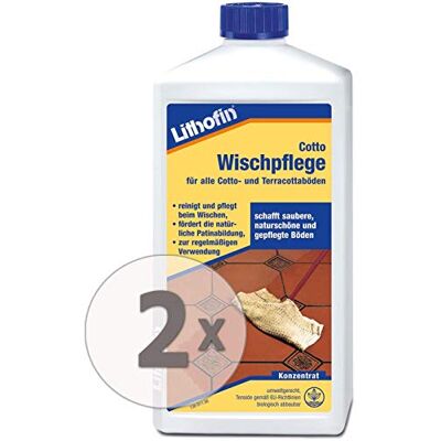 Lithofin Cotto Wischpflege 2 l Pflege & Reinigung für Terracotta Boden Konzentrat sehr ergiebig Lithofin Cotto Wischpflege 2 l Pflege & Reinigung für Terracotta Boden Konzentrat sehr ergiebig