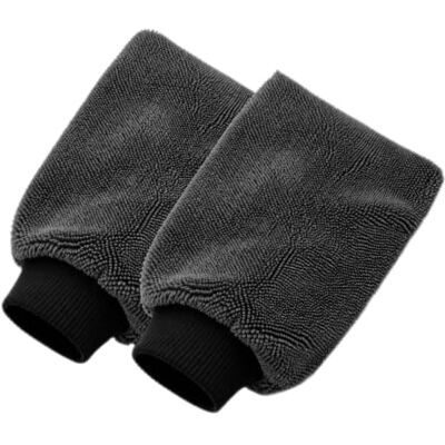 ASESMO Mikrofaser Trockenhandschuh Fenster Auto, Waschhandschuh Glas Dusche 2 Stück Ultra Wipes Trockenhandschuh,Mikrofaser Trockenhandschuh, fusselfrei & streifenfrei, für Fenster Auto Dusche ASESMO Mikrofaser Trockenhandschuh Fenster Auto, Waschhandschuh Glas Dusche 2 Stück Ultra Wipes Trockenhandschuh,Mikrofaser Trockenhandschuh, fusselfrei & streifenfrei, für Fenster Auto Dusche