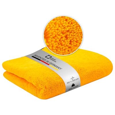 Liquid Elements Trockentuch Orange Baby 800 GSM 90x60cm, 1er Weiches Mikrofasertuch zur Autopflege, extrem saugstark, fusselfrei & lackschonend Liquid Elements Trockentuch Orange Baby 800 GSM 90x60cm, 1er Weiches Mikrofasertuch zur Autopflege, extrem saugstark, fusselfrei & lackschonend