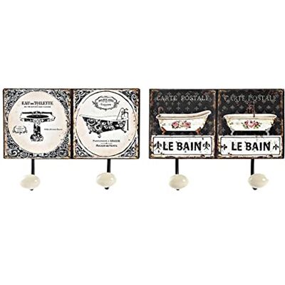 DKD HOME DECOR Wandgarderobe - Traditionell - 2er-Set DKD HOME DECOR Wandgarderobe - Traditionell - 2er-Set