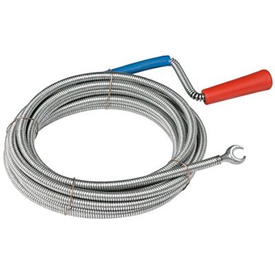 Meister Rohrreinigungswelle Ø 9 mm x 5 m – Flexible Spirale mit Kralle Lösung für hartnäckige Verstopfungen – Abflussspirale – Rohr-Reinigungssspirale – Rohrreiniger Meister Rohrreinigungswelle Ø 9 mm x 5 m – Flexible Spirale mit Kralle Lösung für hartnäckige Verstopfungen – Abflussspirale – Rohr-Reinigungssspirale – Rohrreiniger
