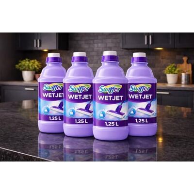 Swiffer WetJet - 2-in-1 Sprühmopp - 1,25 L Reinigungsflüssigkeit Swiffer WetJet - 2-in-1 Sprühmopp - 1,25 L Reinigungsflüssigkeit