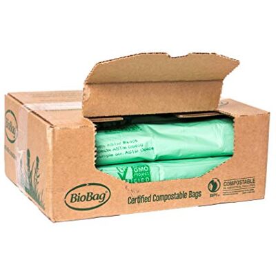 BioBag Kompostierbare Müllbeutel, 64 Liter, 60 Stück BioBag Kompostierbare Müllbeutel, 64 Liter, 60 Stück