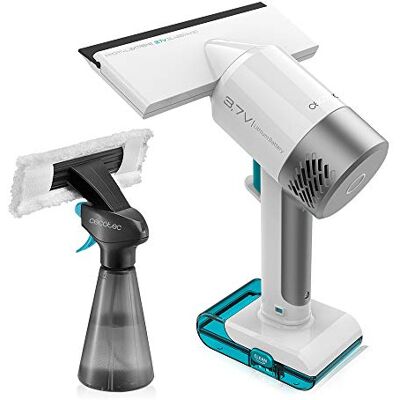 Cecotec CongaImmortal Extreme 3,7 V Glass Hand Wendiger Fenstersauger Für 3 Phaseneinigung Bei 30 Minuten Laufzeit Und Sprühflasche In Grau Weiß Aquamarin Cecotec CongaImmortal Extreme 3,7 V Glass Hand Wendiger Fenstersauger Für 3 Phaseneinigung Bei 30 Minuten Laufzeit Und Sprühflasche In Grau Weiß Aquamarin
