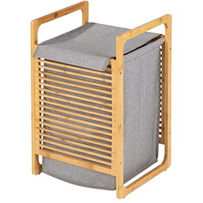 WENKO Wäschetruhe Bahari aus Bambus Wäschekorb Fassungsvermögen: 43 l, Bambus, 40 x 60 x 35 cm, Braun, 60 x 35 x 40 cm WENKO Wäschetruhe Bahari aus Bambus Wäschekorb Fassungsvermögen: 43 l, Bambus, 40 x 60 x 35 cm, Braun, 60 x 35 x 40 cm