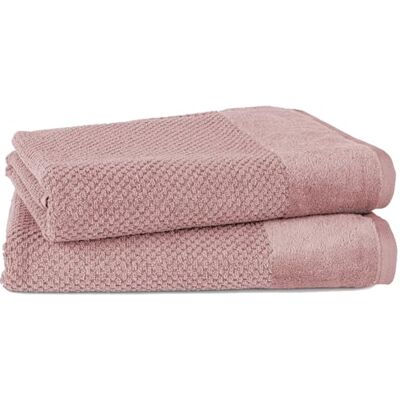 Pure Badetuch 70x140cm 2er-Pack aus 100% Baumwolle Mauve Waschbar bis 60°C, trocknergeeignet Oeko-tex zertifiziert Pure Badetuch 70x140cm 2er-Pack aus 100% Baumwolle Mauve Waschbar bis 60°C, trocknergeeignet Oeko-tex zertifiziert