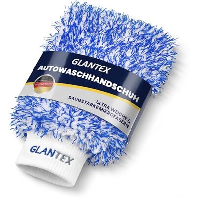 GLANTEX Auto Waschhandschuh Mikrofaser – Waschhandschuh Auto, Autoschwamm Lackschonend lange & kurze Microfaser Mittelnaht für Halt für Lack, Felgen, Scheiben, Motorrad waschbar bei 40 °C GLANTEX Auto Waschhandschuh Mikrofaser – Waschhandschuh Auto, Autoschwamm Lackschonend lange & kurze Microfaser Mittelnaht für Halt für Lack, Felgen, Scheiben, Motorrad waschbar bei 40 °C