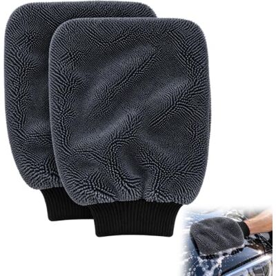 JINDANCL 2 PCS Ultra Wipes Trockenhandschuh Saugstarke Mikrofasertücher, 23X18X2cm Passform, Saugstarke Mikrofaser Handschuh, Fensterputzen, Auto, Haushalt JINDANCL 2 PCS Ultra Wipes Trockenhandschuh Saugstarke Mikrofasertücher, 23X18X2cm Passform, Saugstarke Mikrofaser Handschuh, Fensterputzen, Auto, Haushalt