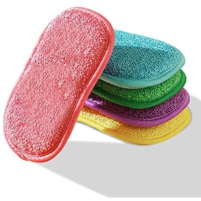 NEUSID 5 Stück Spülschwamm Groß Putzschwamm Küchenschwamm Waschbar, 16×10×2cm Schwämme Küche Antibakterielle Mikrofaser Reinigungsschwamm Doppelseitiger Scheuerschwamm für Geschirr Küche Bad Glas NEUSID 5 Stück Spülschwamm Groß Putzschwamm Küchenschwamm Waschbar, 16×10×2cm Schwämme Küche Antibakterielle Mikrofaser Reinigungsschwamm Doppelseitiger Scheuerschwamm für Geschirr Küche Bad Glas