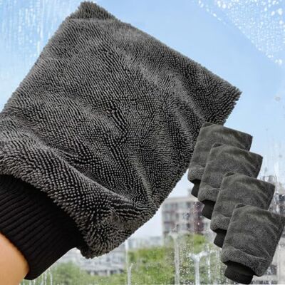 eroidn Ultra Wipes Trockenhandschuh, Saugstarke Mikrofaser Handschuh Zum Fenster Putzen, Trockenhandschuh Fenster füR Auto, Duschkabine, KüChe, Camping (4pcs) eroidn Ultra Wipes Trockenhandschuh, Saugstarke Mikrofaser Handschuh Zum Fenster Putzen, Trockenhandschuh Fenster füR Auto, Duschkabine, KüChe, Camping (4pcs)