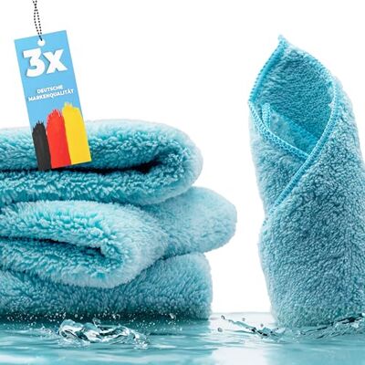 HELOME Mikrofaser Super Saugtuch/Staubtuch – 3er Set – Effiziente, Chemiefreie Reinigung mit Super Saugkraft – Microfaser-Trockentuch, Staubmagnet Autopflege – auch als 10er-Pack wählbar HELOME Mikrofaser Super Saugtuch/Staubtuch – 3er Set – Effiziente, Chemiefreie Reinigung mit Super Saugkraft – Microfaser-Trockentuch, Staubmagnet Autopflege – auch als 10er-Pack wählbar