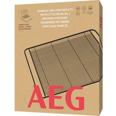 AEG AirFry Backofenrost, Backblech für schonendes frittieren ohne Öl, optimale Luftzirkulation mit Heißluft, knuspirg geröstetes Gemüse & knackige Pommes, COTAIRRACK, BxTxH: 46,8 x 38,2 x 2,4 cm AEG AirFry Backofenrost, Backblech für schonendes frittieren ohne Öl, optimale Luftzirkulation mit Heißluft, knuspirg geröstetes Gemüse & knackige Pommes, COTAIRRACK, BxTxH: 46,8 x 38,2 x 2,4 cm