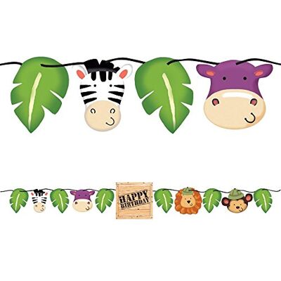 Creative Safari Adventure Circle Ribbon Banner, mehrfarbig Creative Safari Adventure Circle Ribbon Banner, mehrfarbig