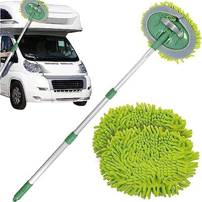 Tanness Caravan Car Wash Mop Kit Kratzfreier Mikrofasermopp & Handschuh für die Autoreinigung, Ausziehbarer Langer Griff, 2 x Fusselfreie Wischmoppköpfe, Autowäsche & Detailing Bürste für Autos, Tanness Caravan Car Wash Mop Kit Kratzfreier Mikrofasermopp & Handschuh für die Autoreinigung, Ausziehbarer Langer Griff, 2 x Fusselfreie Wischmoppköpfe, Autowäsche & Detailing Bürste für Autos,