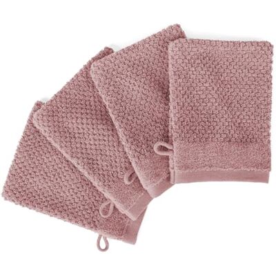 Pure Waschlappen 4er-Pack 16x21cm aus 100% Baumwolle Mauve Waschbar bis 60∘C, trocknergeeignet weich & saugstark Pure Waschlappen 4er-Pack 16x21cm aus 100% Baumwolle Mauve Waschbar bis 60∘C, trocknergeeignet weich & saugstark