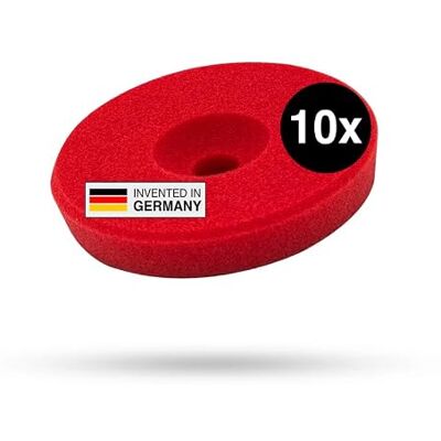 Liquid Elements Centriforce V2 Polierpads 125mm, Rot Heavy Cut, 10 Stück Polierschwamm, speziell entwickelte Fräsung, optimierte Ergebnisse, Auto Polieraufsatz, für Poliermaschinen Liquid Elements Centriforce V2 Polierpads 125mm, Rot Heavy Cut, 10 Stück Polierschwamm, speziell entwickelte Fräsung, optimierte Ergebnisse, Auto Polieraufsatz, für Poliermaschinen