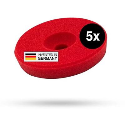 Liquid Elements Centriforce V2 Polierpads 150mm, Rot Heavy Cut, 5 Stück Polierschwamm, speziell entwickelte Fräsung, optimierte Ergebnisse, Auto Polieraufsatz, für Poliermaschinen Liquid Elements Centriforce V2 Polierpads 150mm, Rot Heavy Cut, 5 Stück Polierschwamm, speziell entwickelte Fräsung, optimierte Ergebnisse, Auto Polieraufsatz, für Poliermaschinen