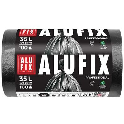 Alufix Economy Müllsäcke/HDPE/ 50x55cm/ 7 μm/ 35l/ 20x100 Stück/schwarz Alufix Economy Müllsäcke/HDPE/ 50x55cm/ 7 μm/ 35l/ 20x100 Stück/schwarz