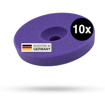 Liquid Elements Centriforce V2 Polierpads 75mm, Lila Sealing, 10 Stück Polierschwamm, speziell entwickelte Fräsung, optimierte Ergebnisse, Auto Polieraufsatz, für Poliermaschinen Liquid Elements Centriforce V2 Polierpads 75mm, Lila Sealing, 10 Stück Polierschwamm, speziell entwickelte Fräsung, optimierte Ergebnisse, Auto Polieraufsatz, für Poliermaschinen